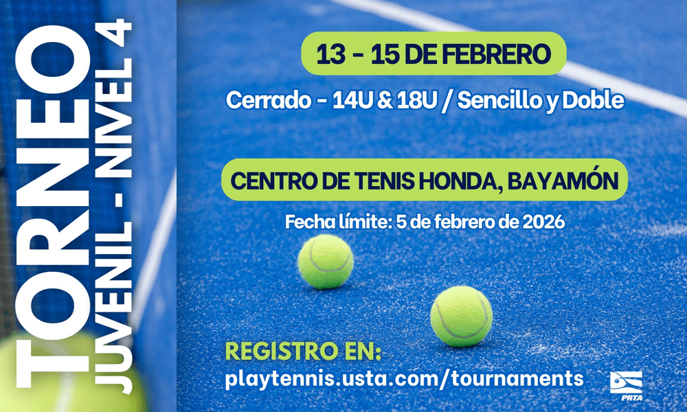 ¡Competencia juvenil en acción! 14U y 18U | Centro de Tenis Honda, Bayamón