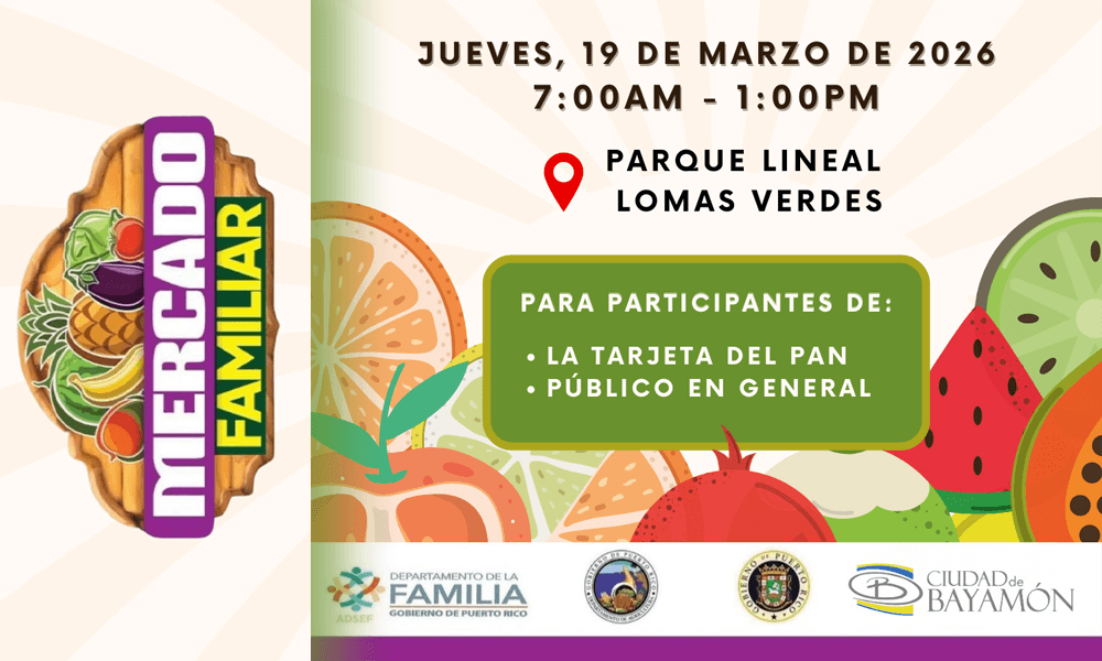 Mercado Familiar el 19 de marzo de 2026 desde las 7AM en el Parque Lineal Lomas Verdes