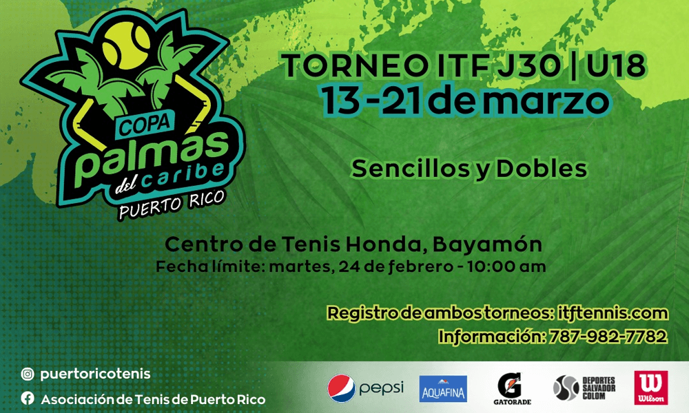 Torneo Palmas del Caribe del 13-21 de marzo de 2026 en Centro de Tenis Honda