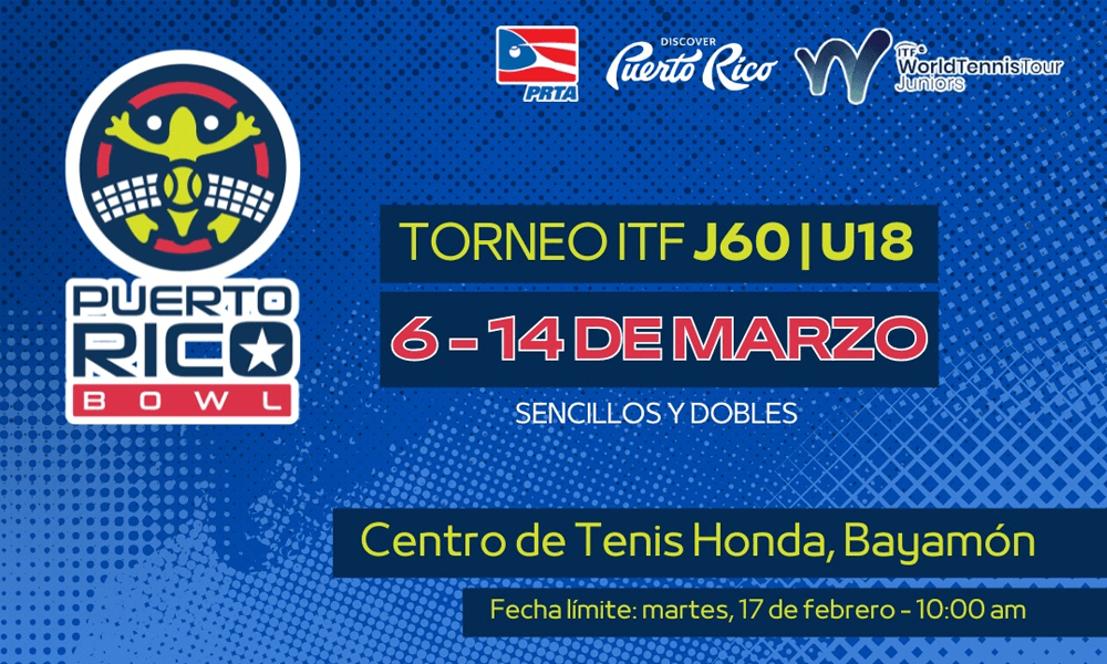 Puerto Rico Bowl en el Centro de Tenis Honda del 6-14 de marzo de 2026