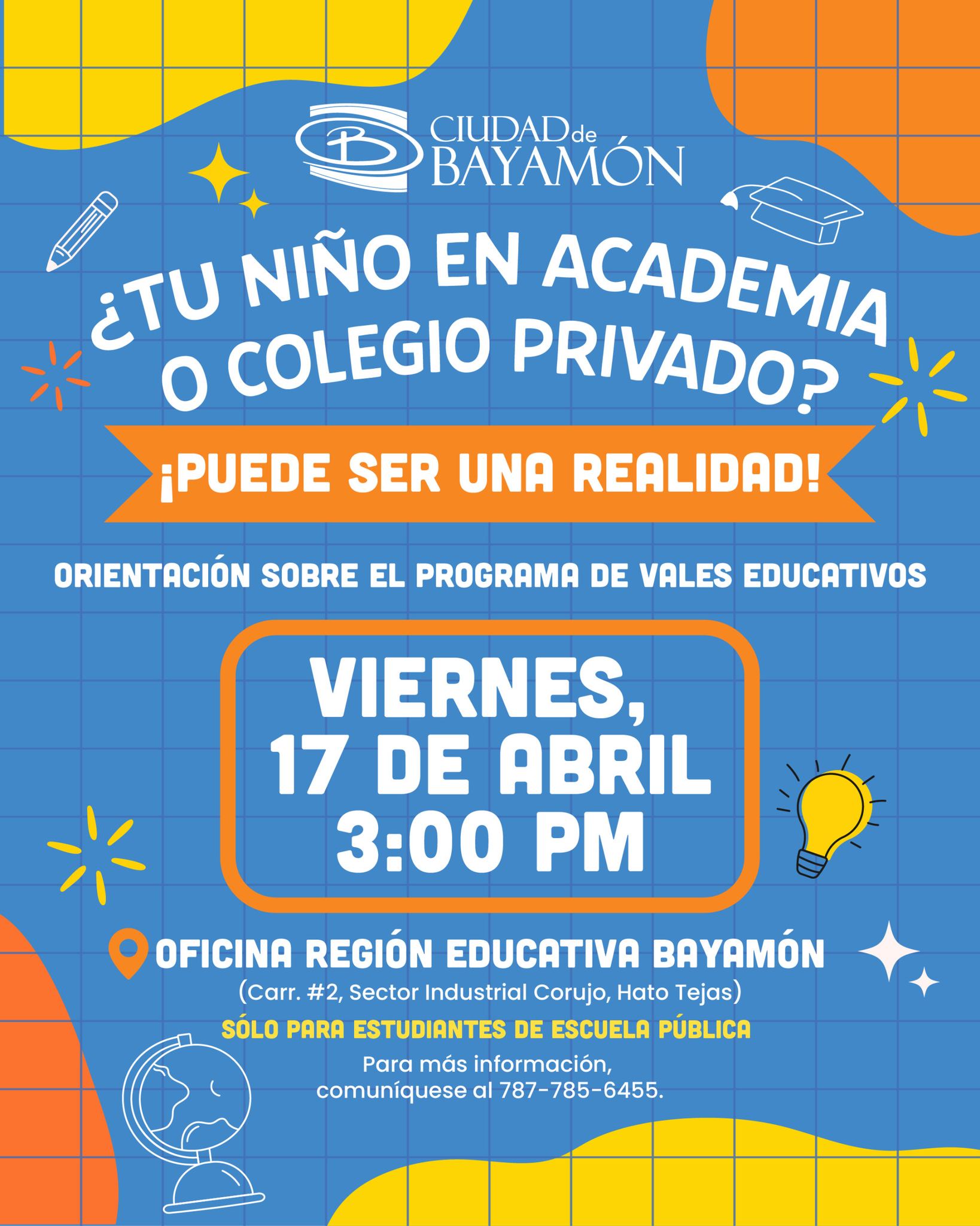 Orientacion sobre vales educativos