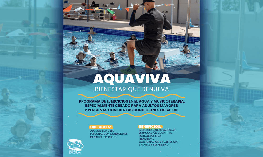 AquaViva en el Complejo Deportivo Calcaño Alicea todos los lunes y jueves