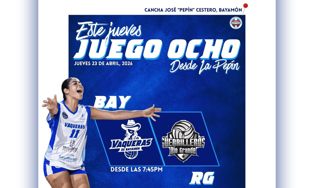 Juego de Las Vaqueros en la Cancha Pepin Cestero el 23 de abril de 2026