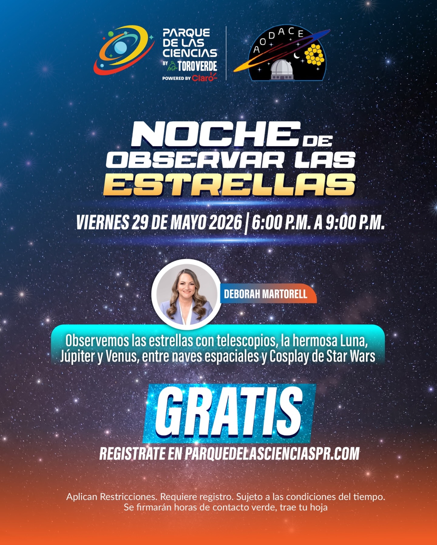 Noche de observar las estrellas