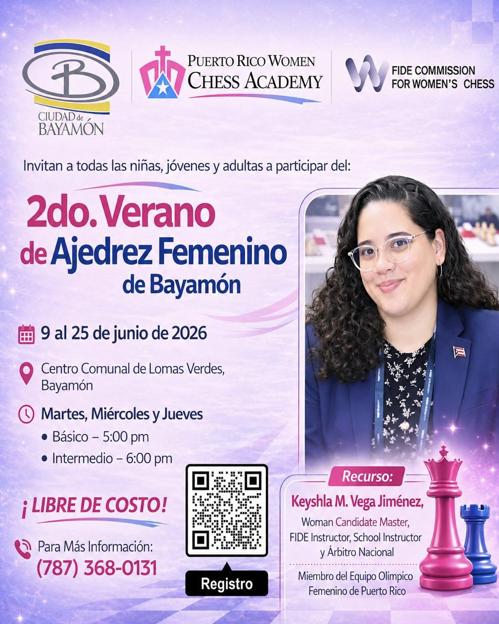 segundo verano de ajedrez femenino de Bayamón