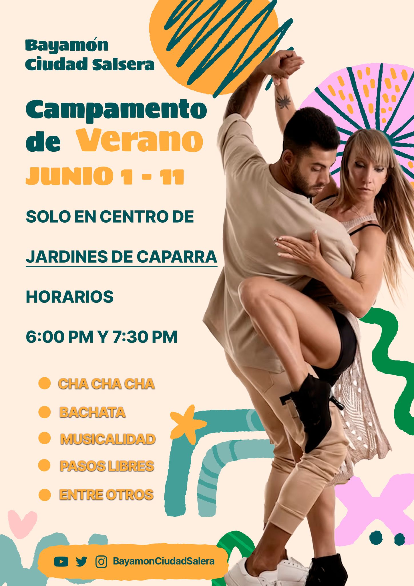 Campamento de Verano Junio 1-11 Ciudad Salsera