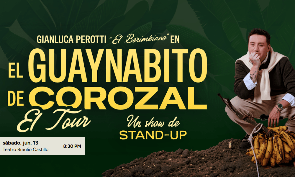 un Guaynabito de Corozal en el Teatro Braulio Castillo el 13 de junio de 2026