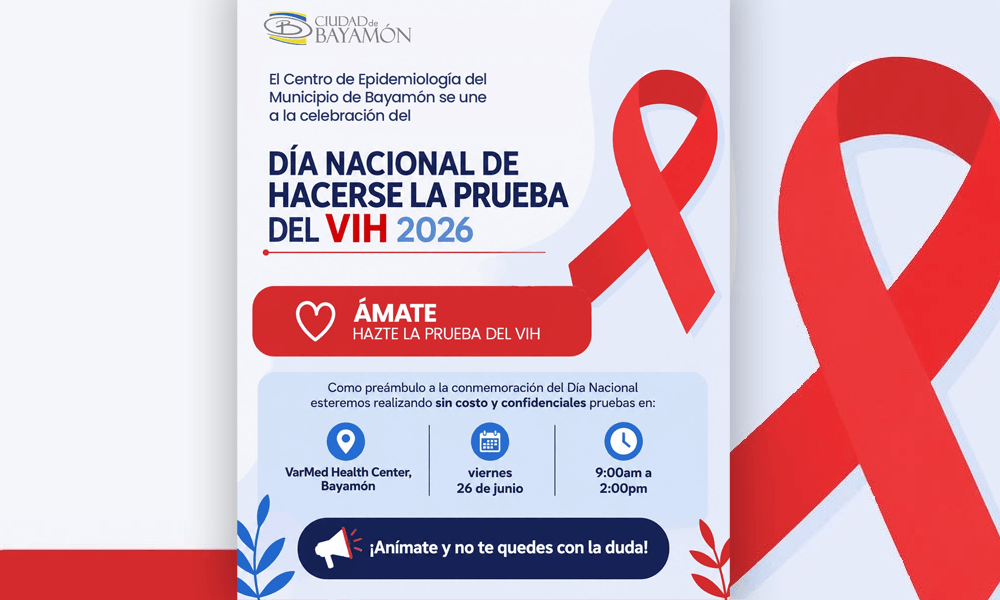 Dia nacional de hacerse la prueba del VIH 2026
