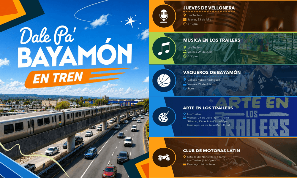 Dale pa Bayamon para el fin de semana del 24 de julio de 2026