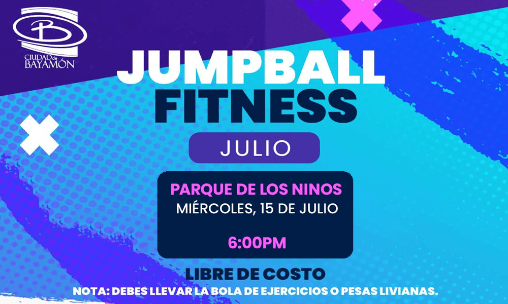 JumpBall Fitness el 15 de julio de 2026 en el Parque de los Niños