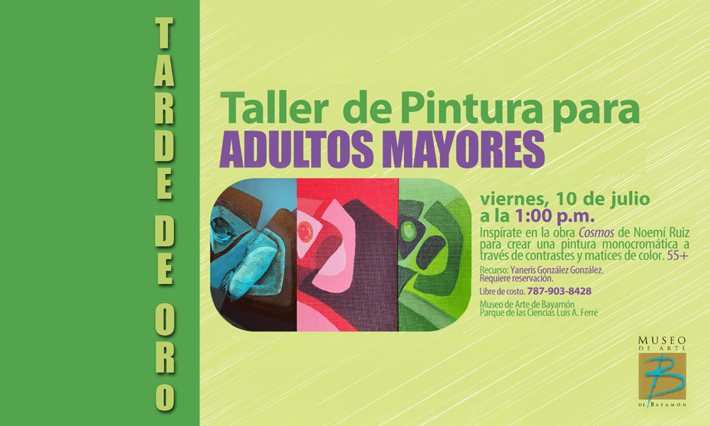 Taller de Pintura para Mayores en el Museo de Arte de Bayamon