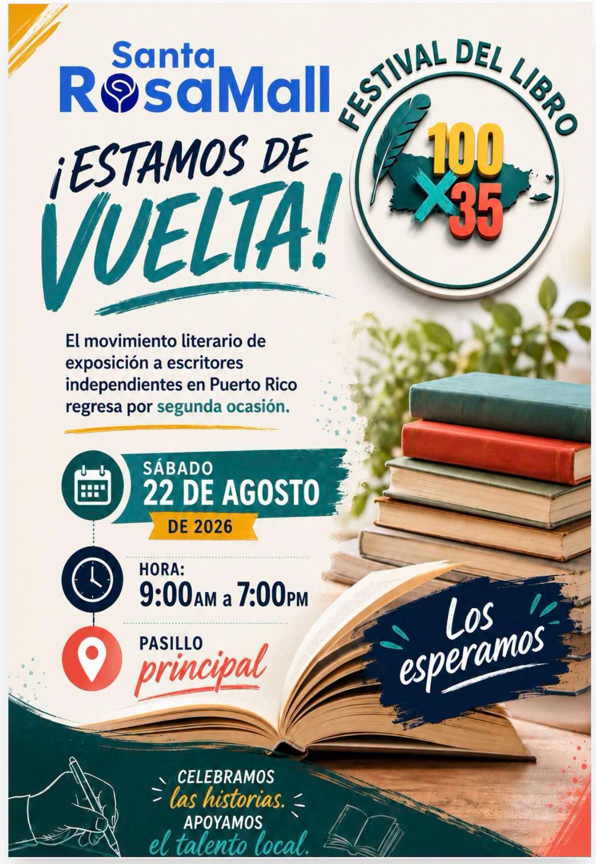 Festival del Libro en Santa Rosa Mall