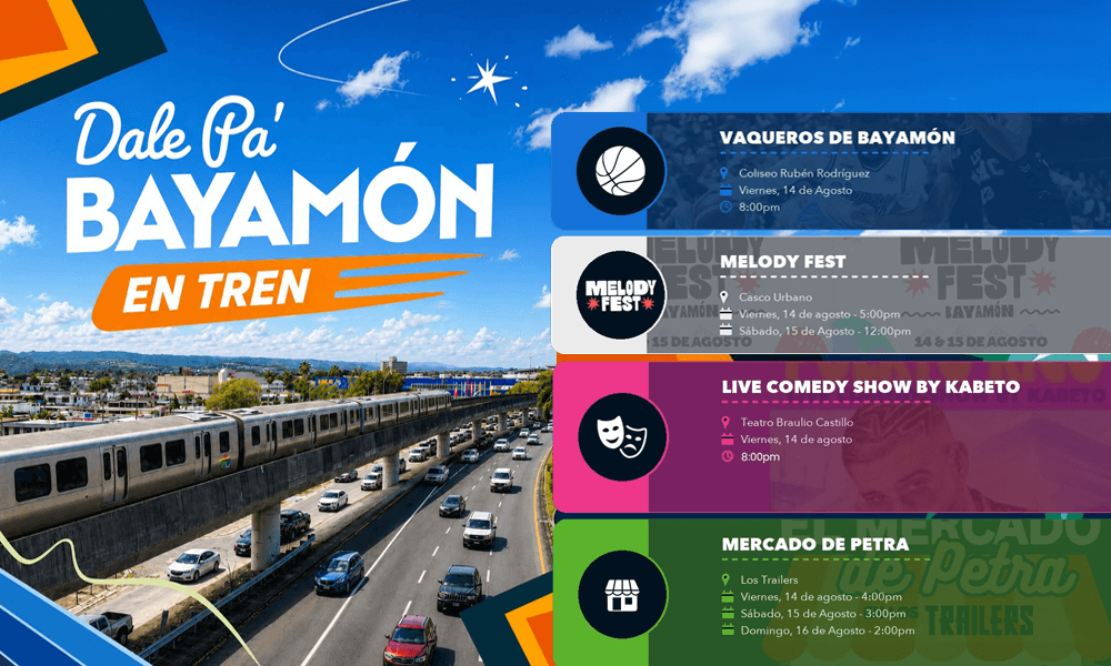 Dale pa Bayamon el fin de semana de 14 de agosto de 2026