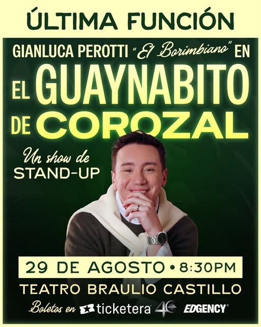 El Borimbiano un stand-up en Teatro Braulio Castillo