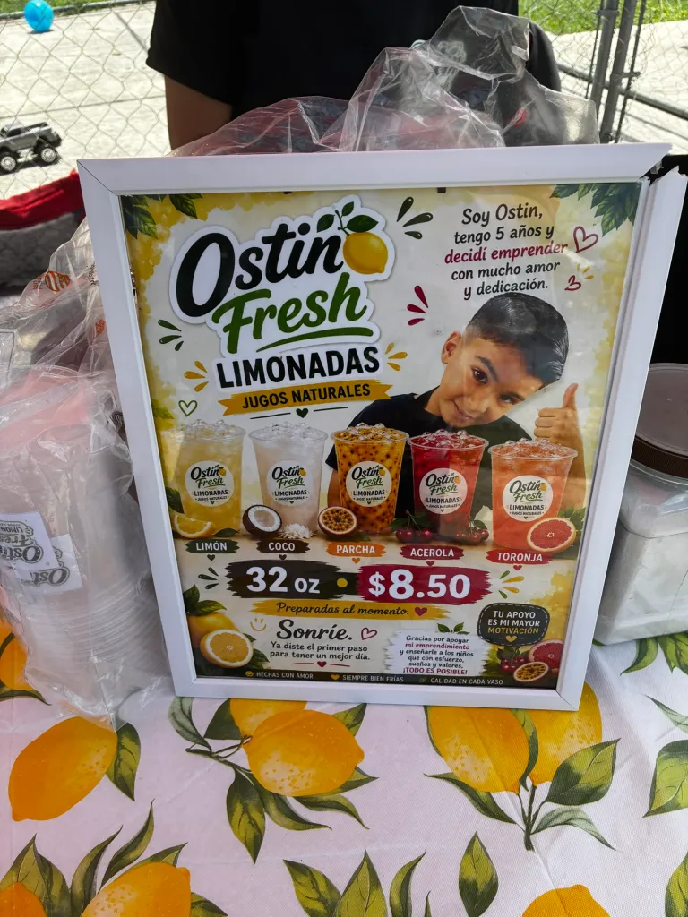 Ostin fresh limonadas en bazar en Bayamón