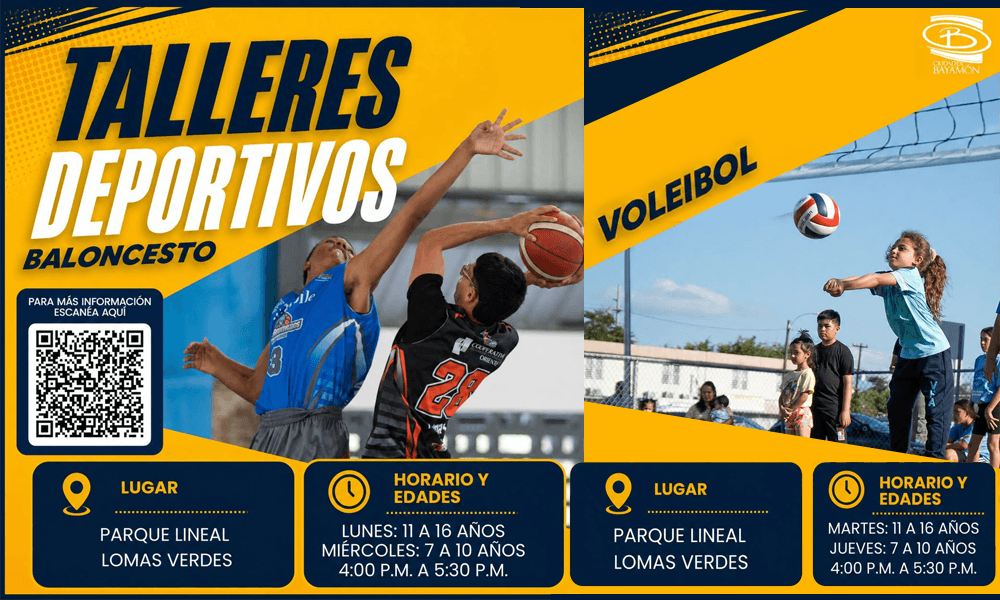 Talleres Deportivos que comienzan el 17 de agosto