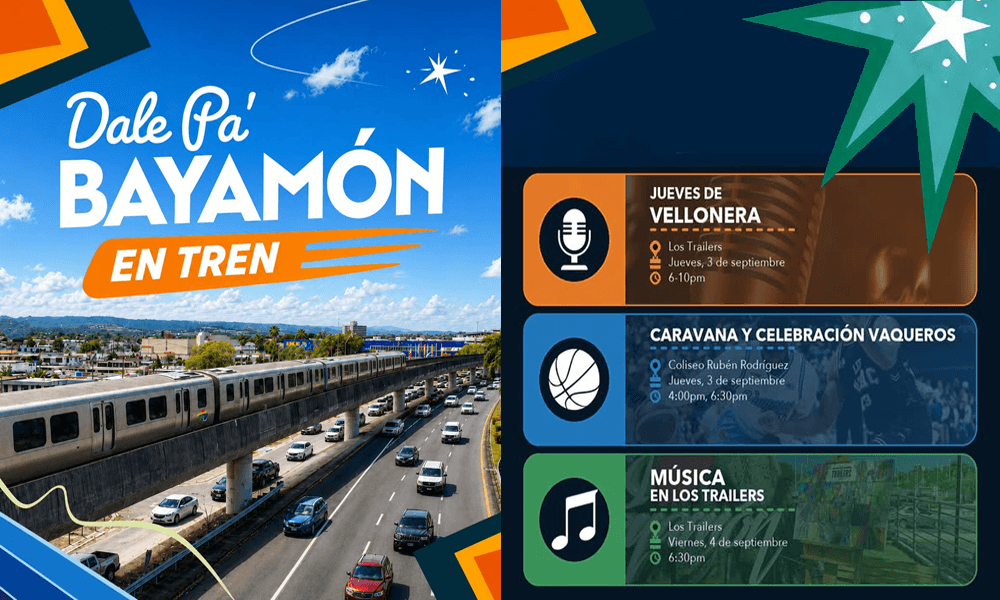 Dale pa Bayamon el fin de semana del 3 de septiembre de 2026