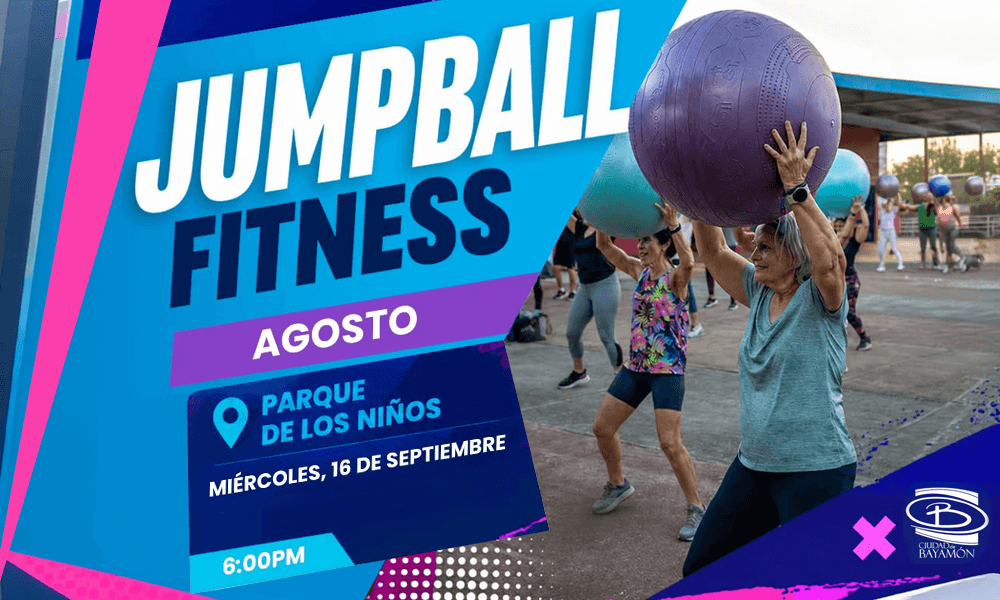 Jumpball Fitness el 16 de septiembre en el Parque de los Niños