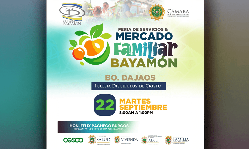 Mercado Familiar en Iglesia Discipulos de Cristo el 22 de septiembre de 2026