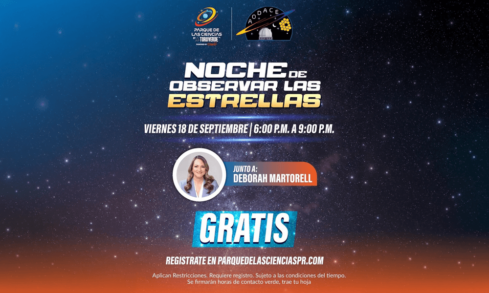 Noche de Observar las Estrellas en el Parque de  las Ciencias