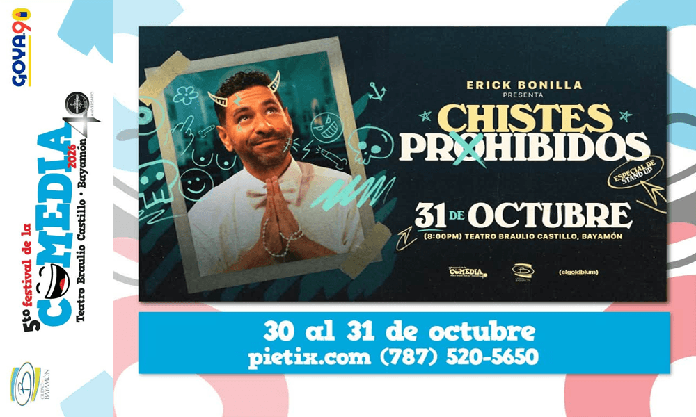 Chistes Prohibidos en el Teatro Braulio Castillo el 31 de octubre de 2026
