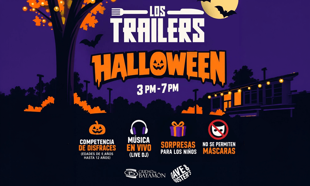 Halloween en los Trailers del 3-7pm 