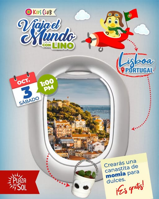 evento en Plaza del Sol viaja al mundo con Lino
