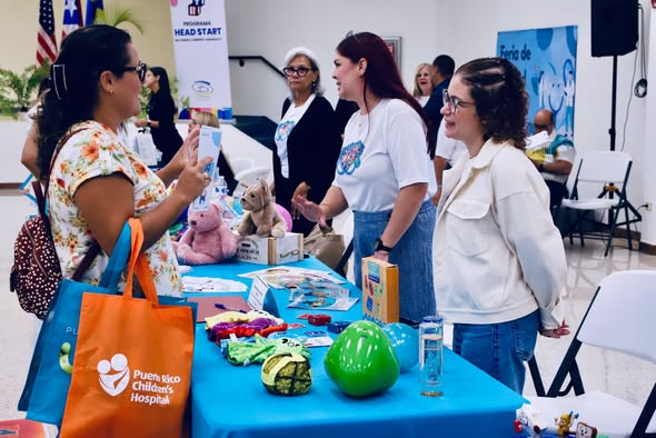 mesas, feria de salud