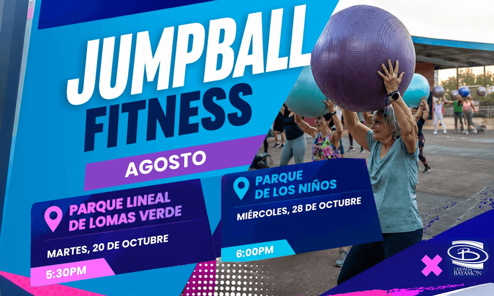 Jumpball Fitness el 20 y 28 de octubre en el Parque de los Niños
