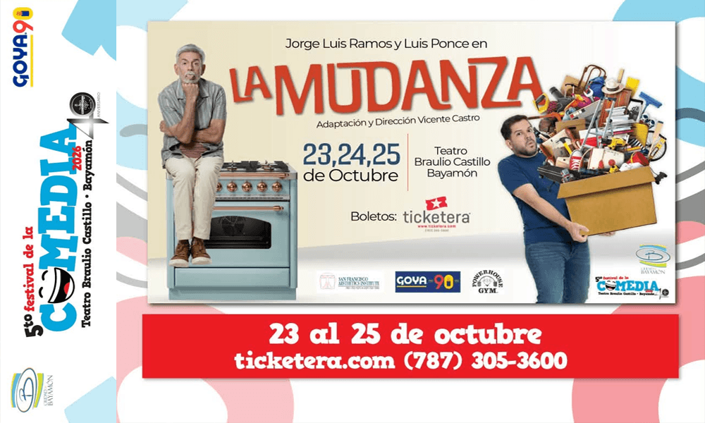 Obra: La Mudanza del 23-25 de octubre en el Teatro Braulio Castillo