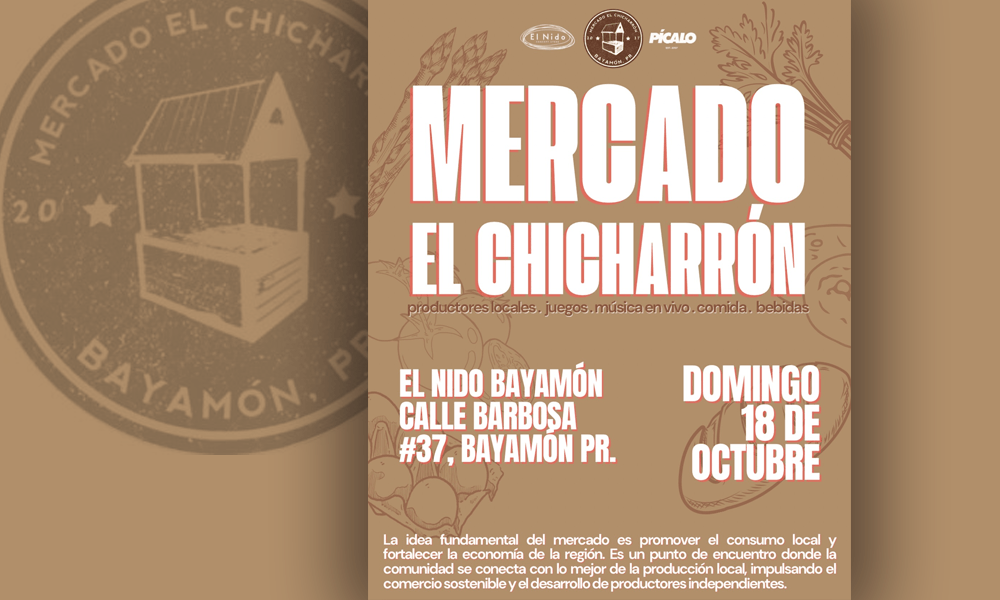 Mercado el Chicharron el 18 de octubre de 2026