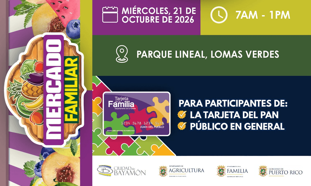 Mercado Familiar en el Parque Lineal de Lomas Verdes